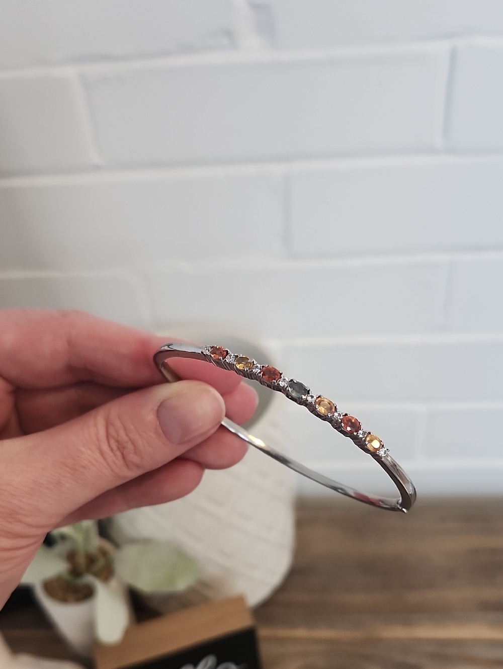Silver Multi-Stone Bracelet